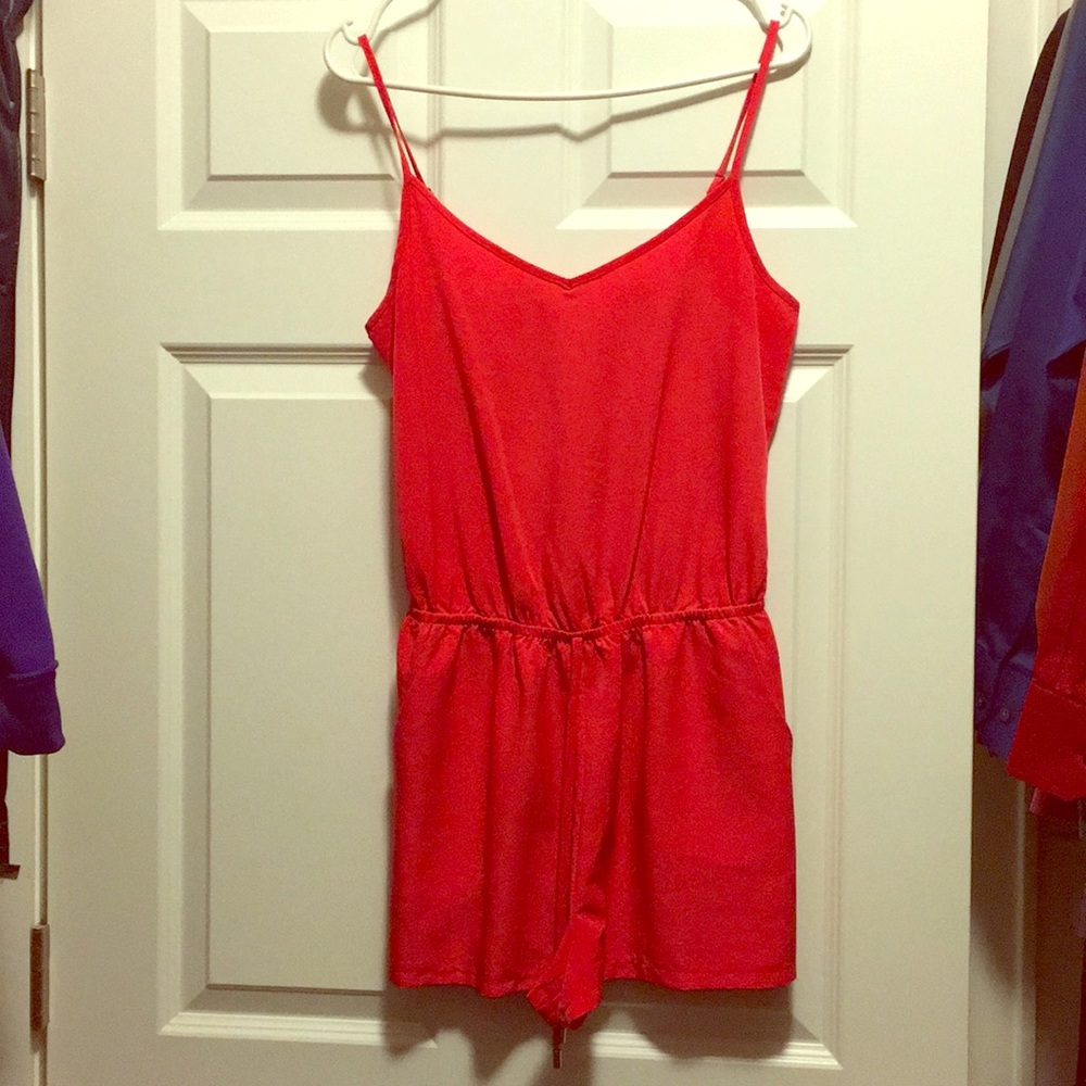 Red romper